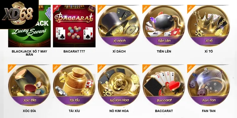 Sức hút của sân chơi game bài XD68 trực tuyến Sức hút của sân chơi game bài XD68 trực tuyến